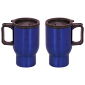 Engraved 16 oz Stainless Steel Travel Mug with Handle
